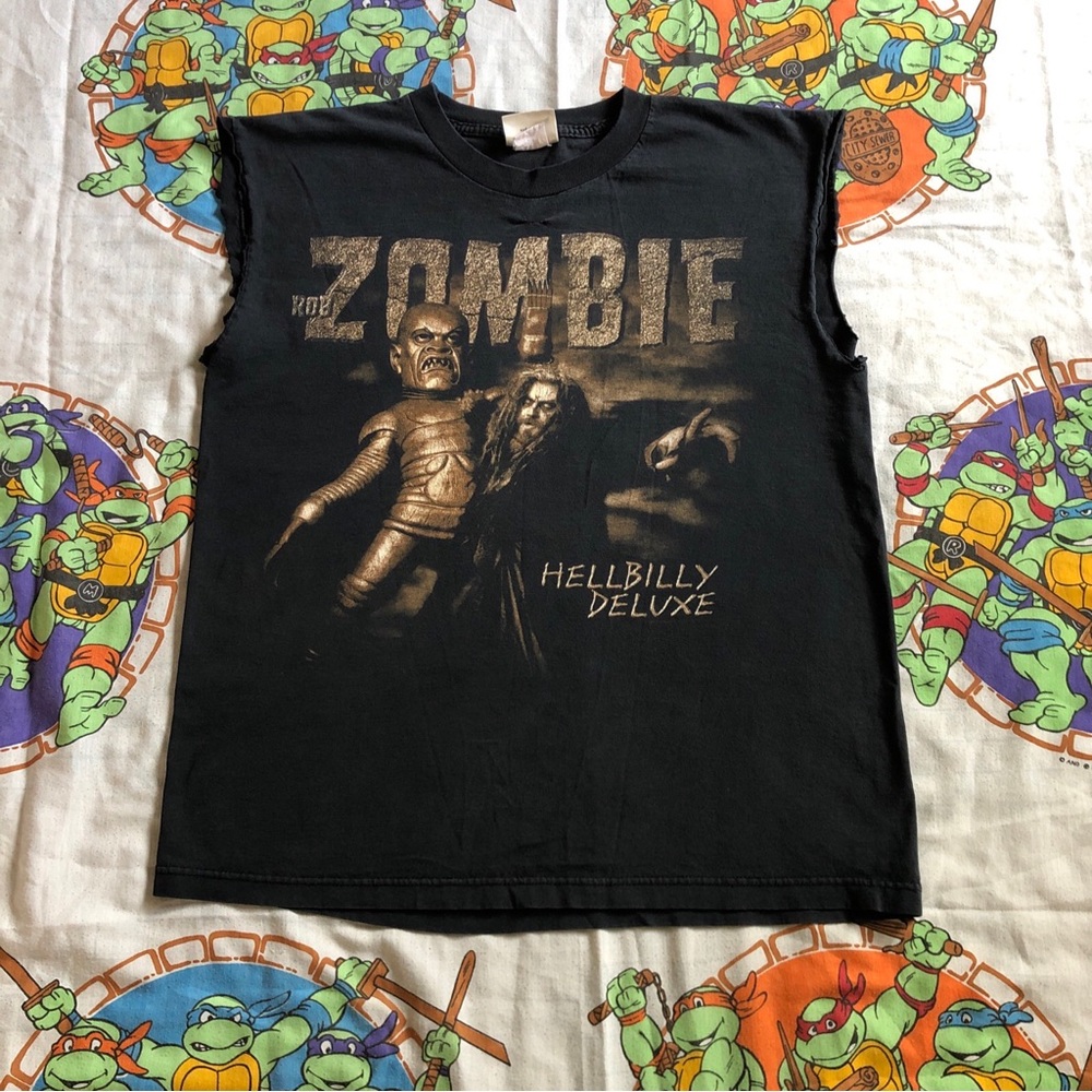 Vintage 1998 Rob Zombie HellBilly Deluxe Freakazoid Tour T Shirt Mens XL
